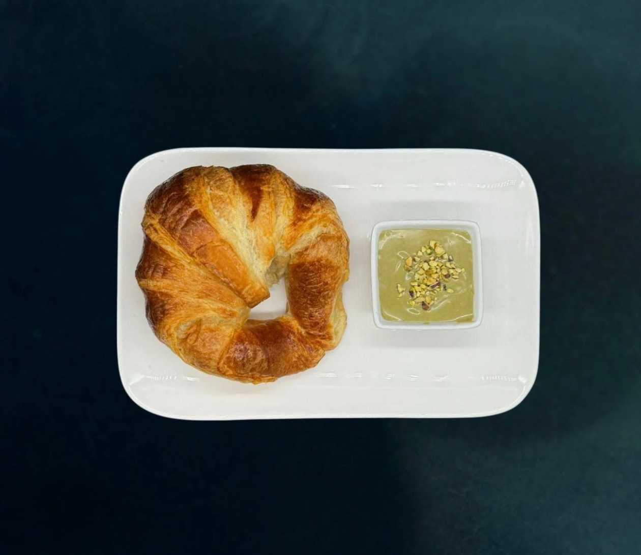 Croissant with Pistachio Cream