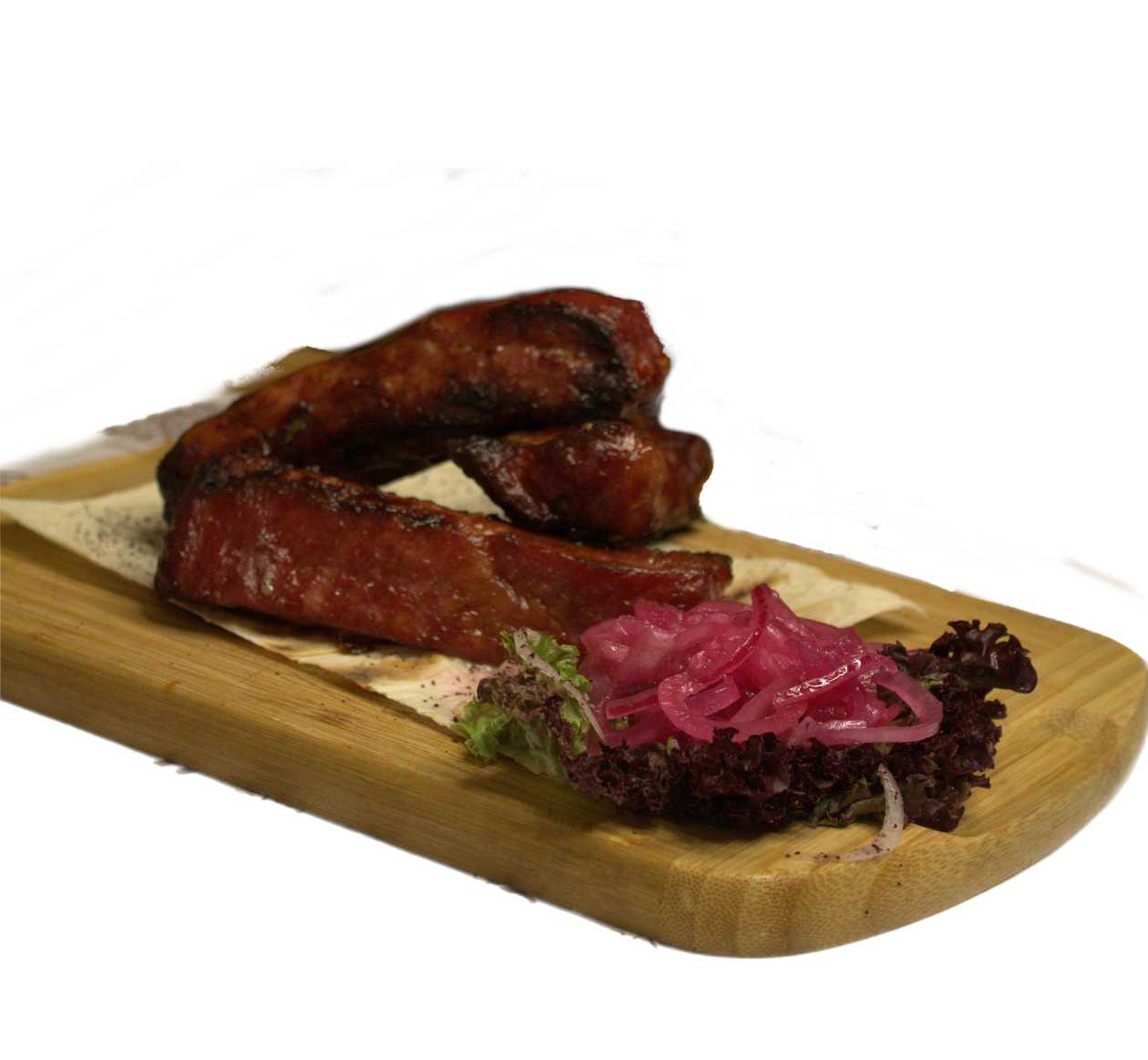 Свинні копчені реберця BBQ