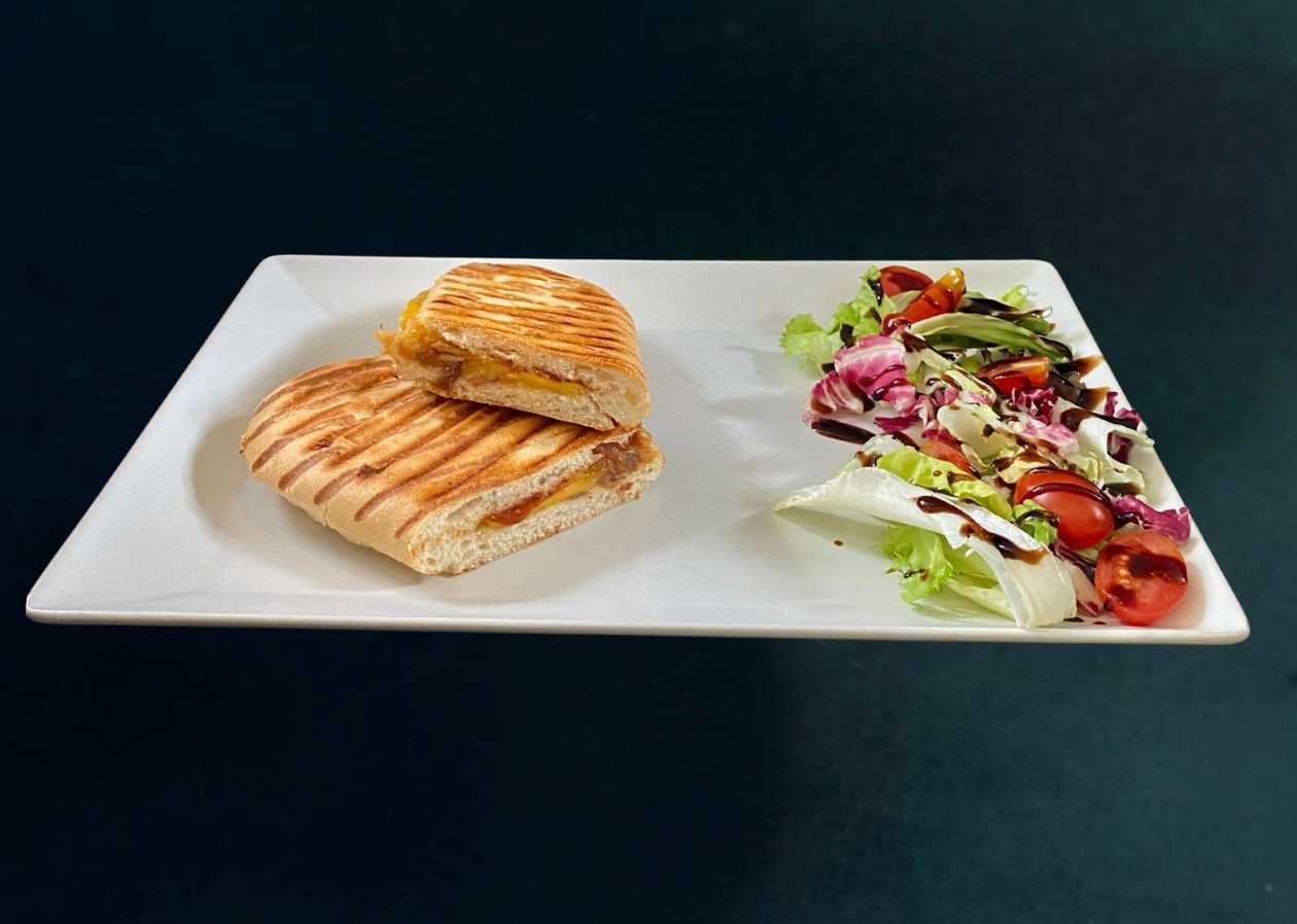Panini Beef with Cheddar