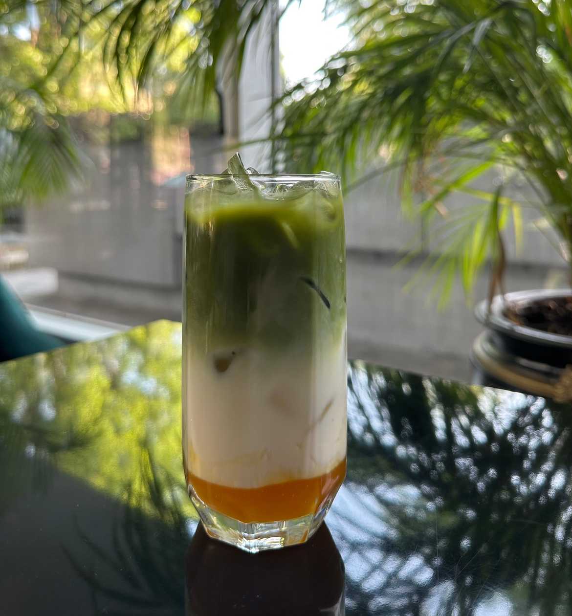 Iced Matcha Passion Fruit