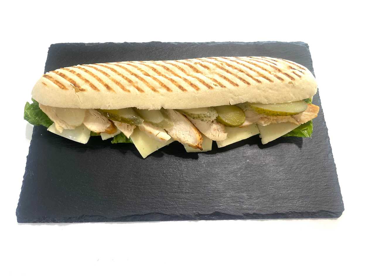Καπνιστό Τέξας Panini με Κοτόπουλο BBQ