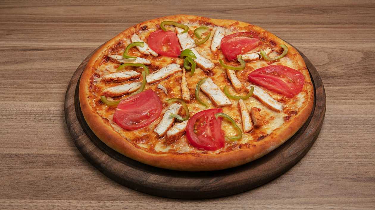 Toyuqlu pizza