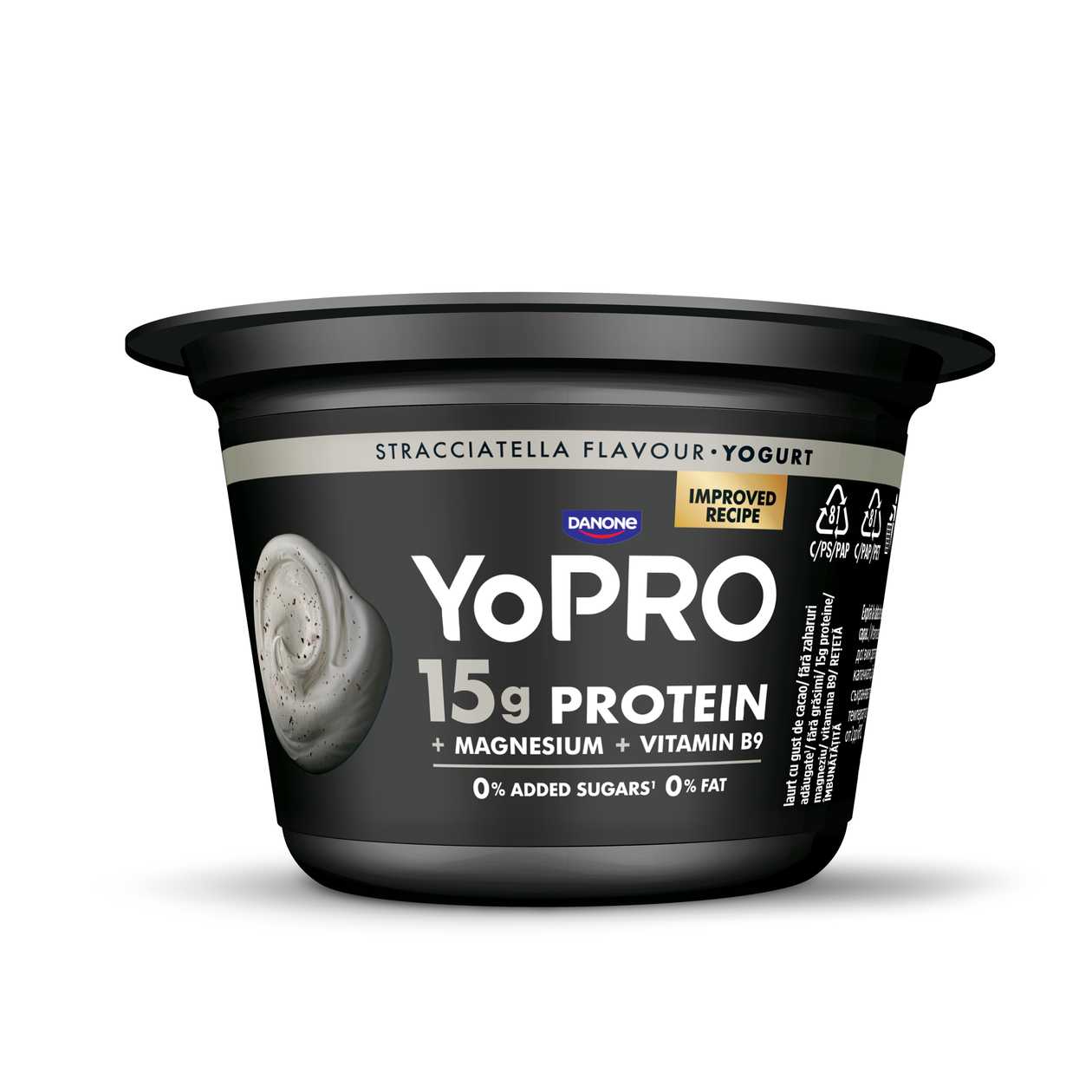 Yopro, Yogurt with Protein and Stracciatella Flavor, 160 g (expires soon)