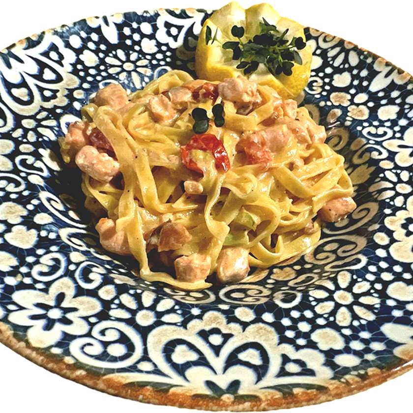 Tagliatelle cu Somon