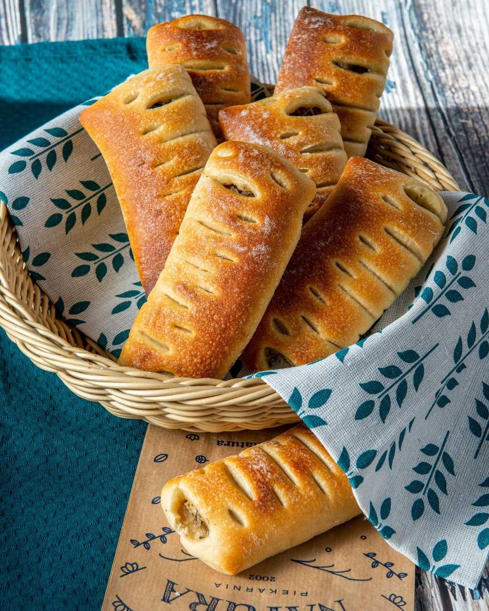 Bun with Mushrooms