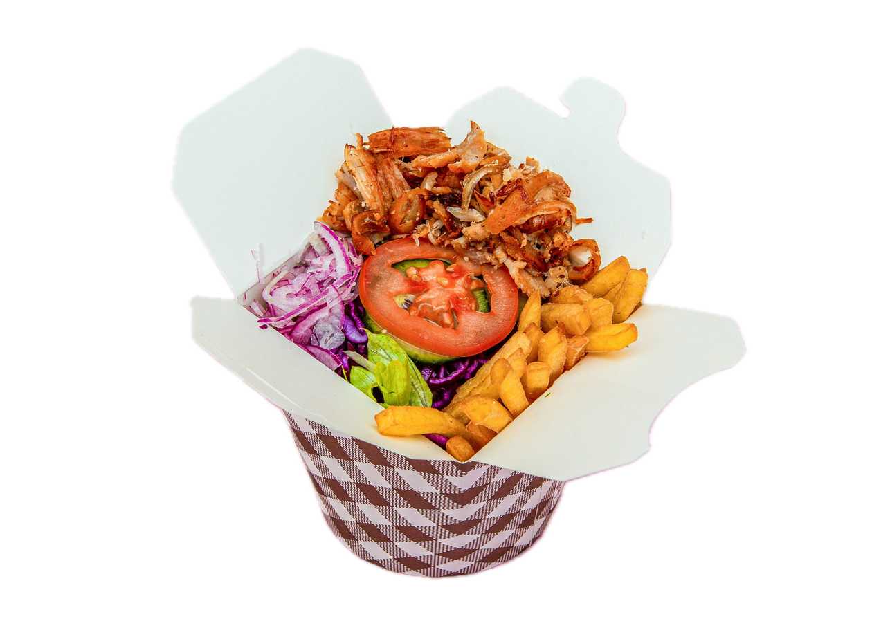 Kebab box zelenina
