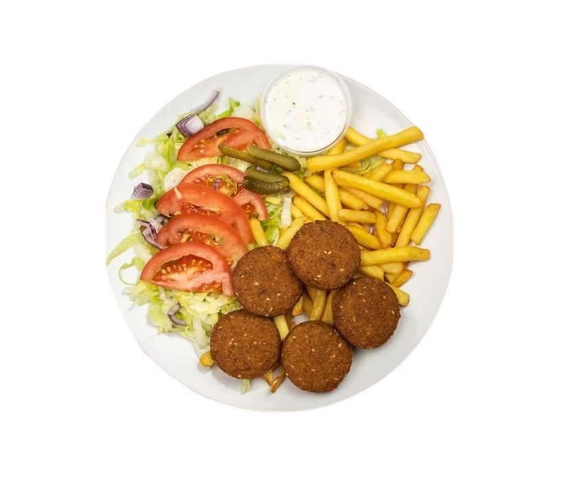 Talíř falafel