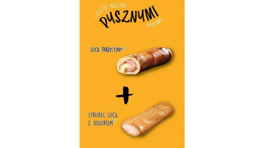 Combo 3 - LUCA Tradycyjny + Strudel LUCA z Jogurtem za 15 PLN