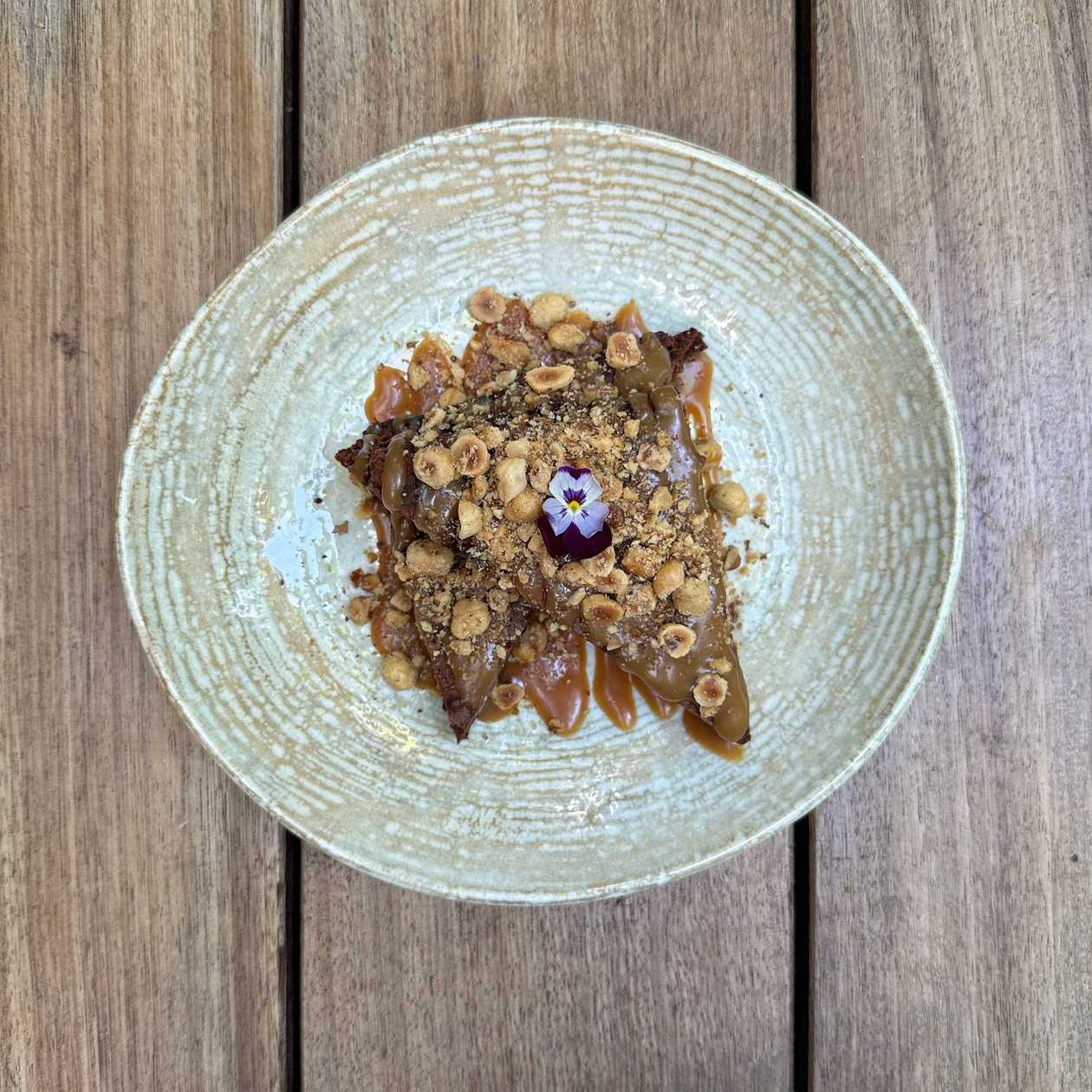 Salted caramel brownie