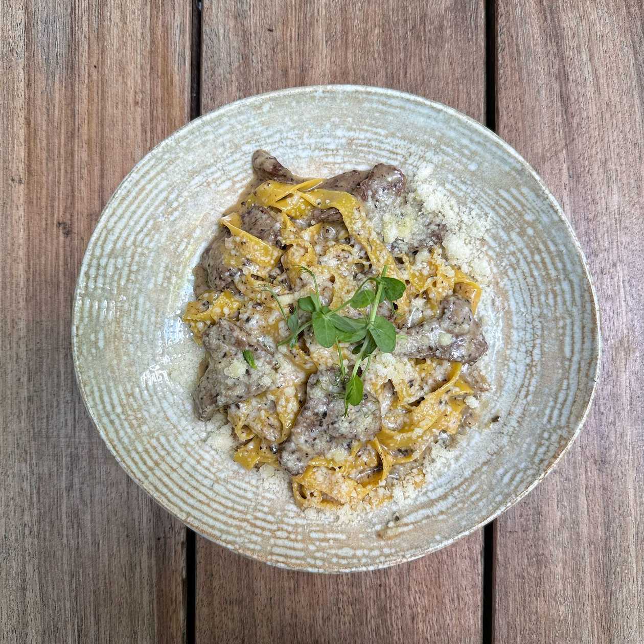 NEW! Fettuccine with Beef and Truffles