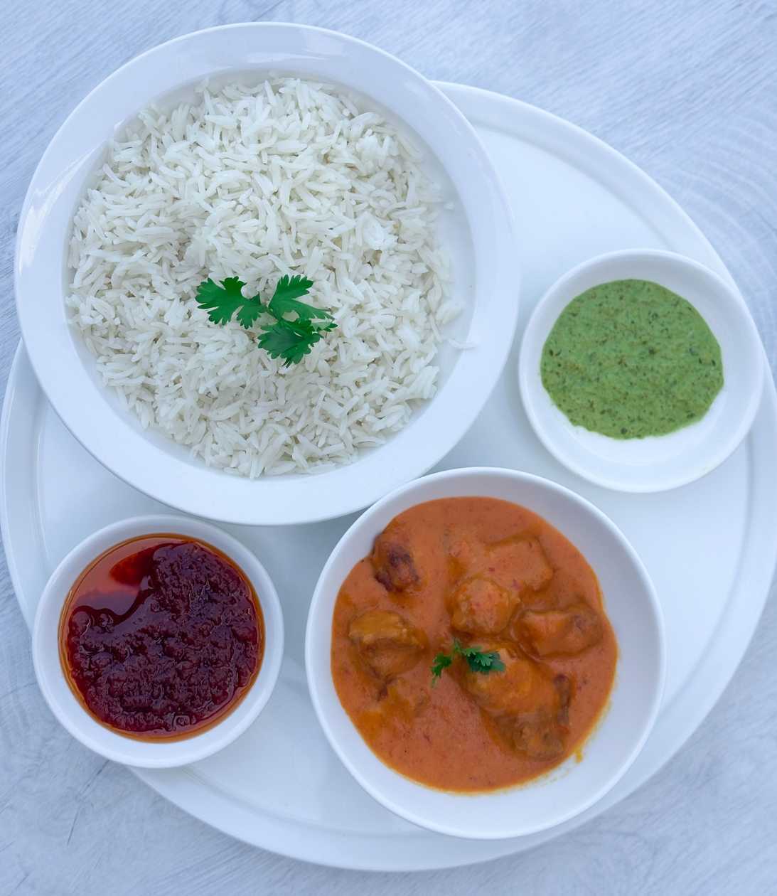 Coconut Fish or Chicken Curry and Rice