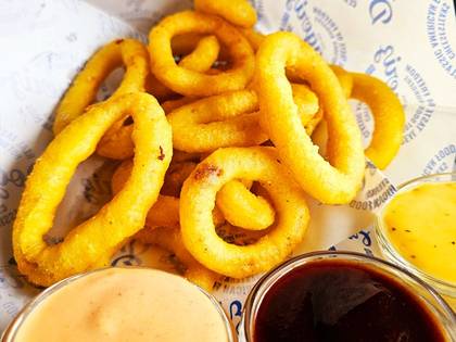 SQUID RINGS IN CRISPY BATTER / КІЛЬЦЯ КАЛЬМАРІВ В КЛЯРІ ФРІ (165г / 40 г)