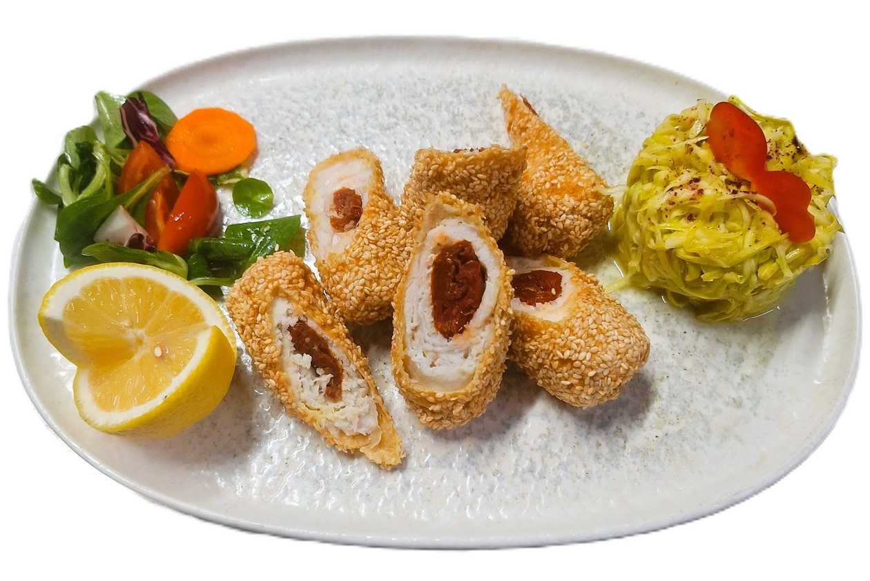 Pikeperch with Sesame Seeds