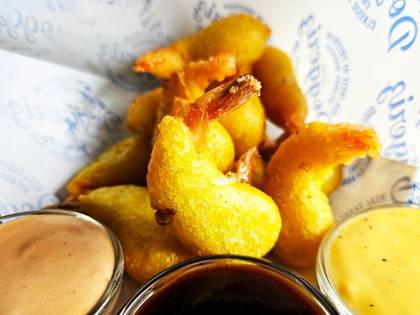 SHRIMP IN CRISPY BATTER / КРЕВЕТКИ В КЛЯРІ ФРІ (200г/40г)