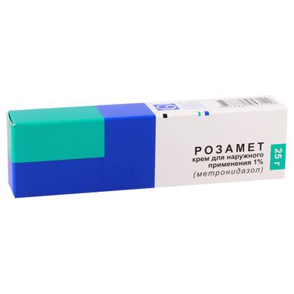 როზამეტი კრემი 1% 25გრ ტუბი #1