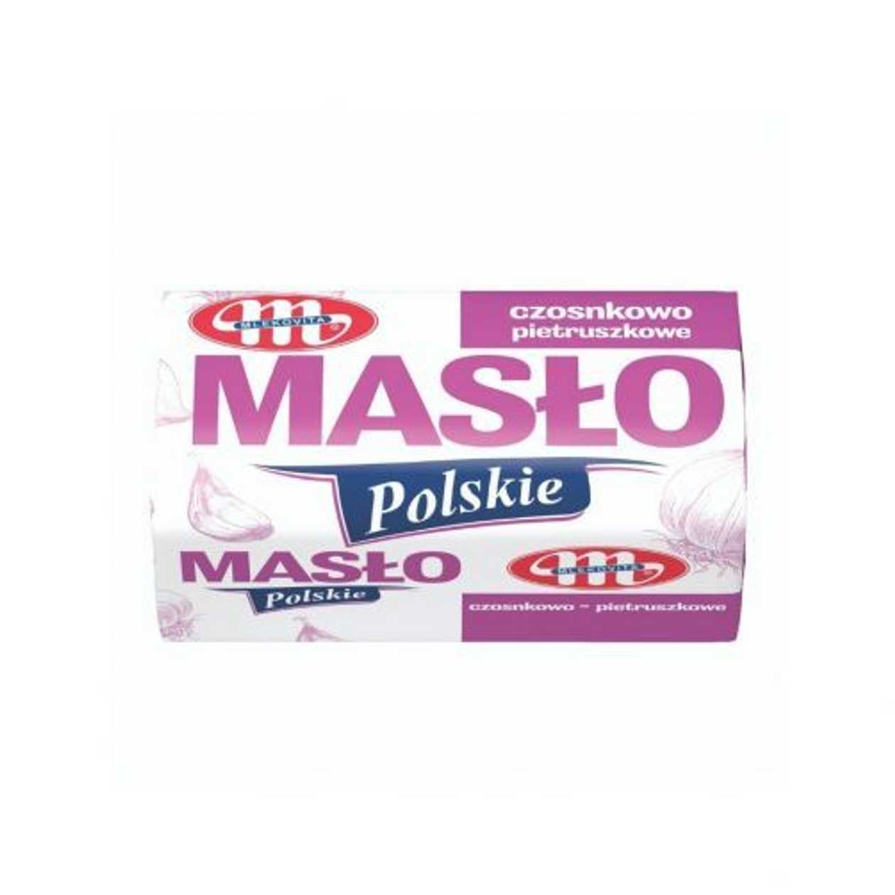 Masło Polskie Czosnkowo - Pietruszkowe Mlekovita 80g (expires soon)