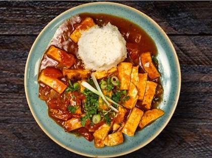Tofu with tomato sauce (6)
