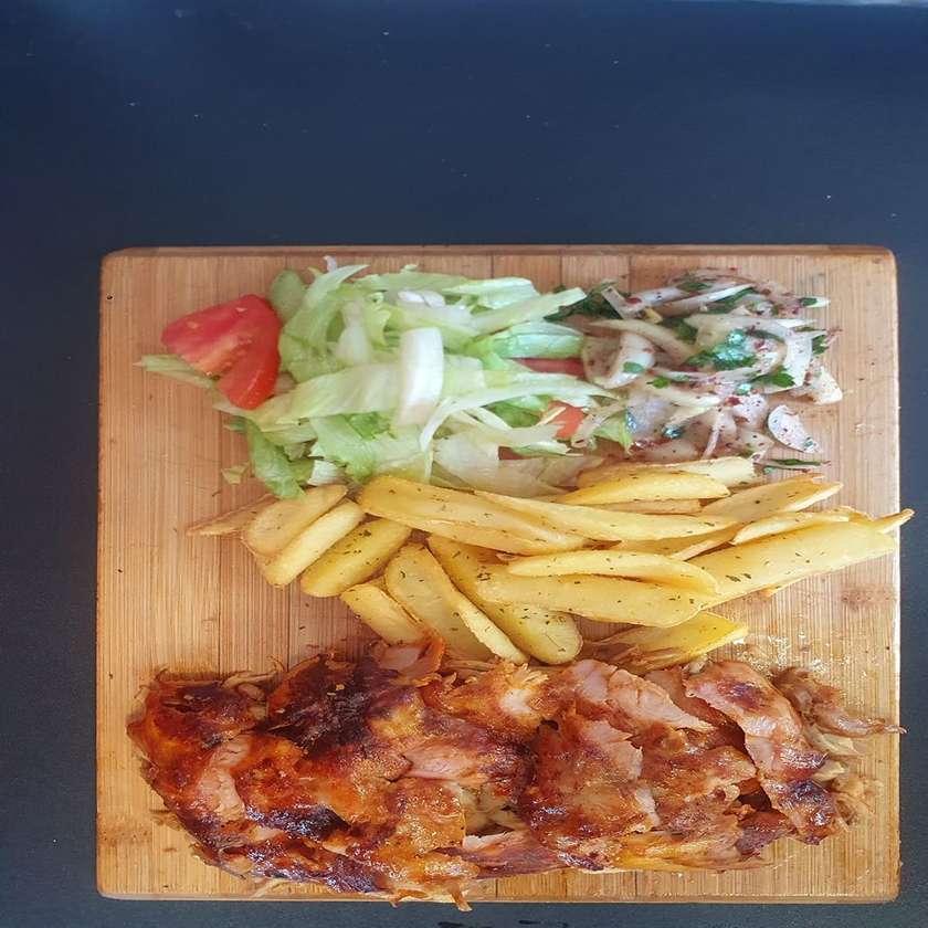 Kebab Box with Fries - Beef