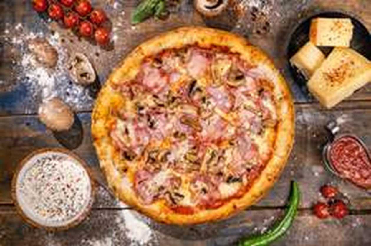 Pizza Prosciutto e Funghi Ø40cm