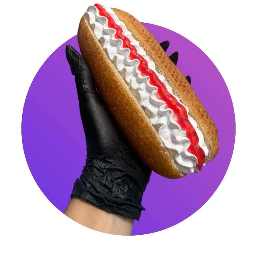 ( VEGAN ) Cream doughnut bun 🩷
