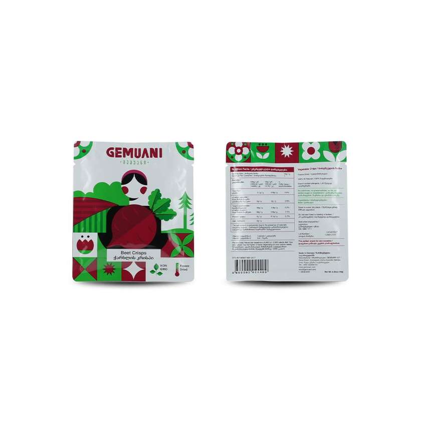 Gemuani Beets Crips, გემუანი სუბლიმირებული ჭარხალი