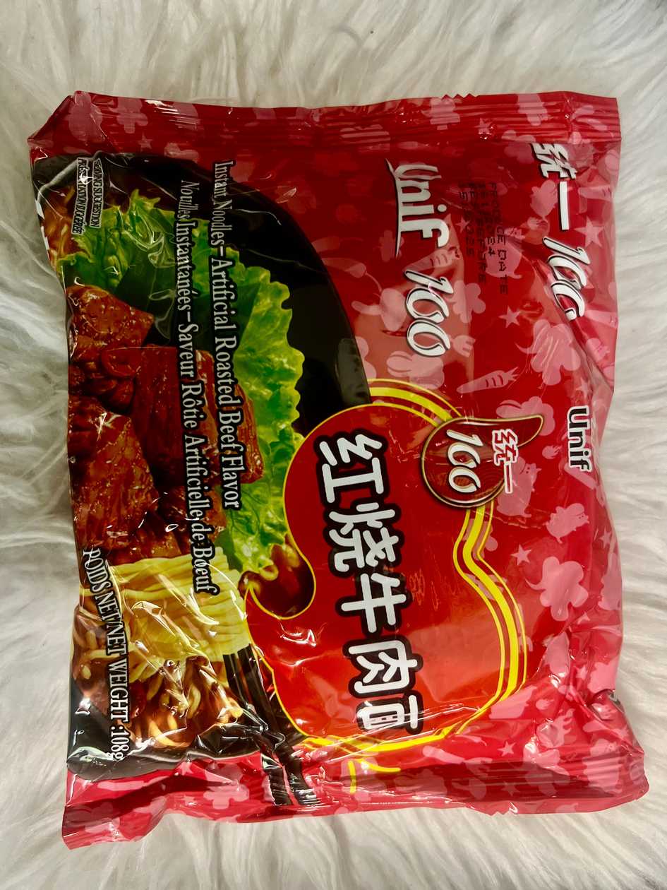Braised beef‑flavor instant noodles