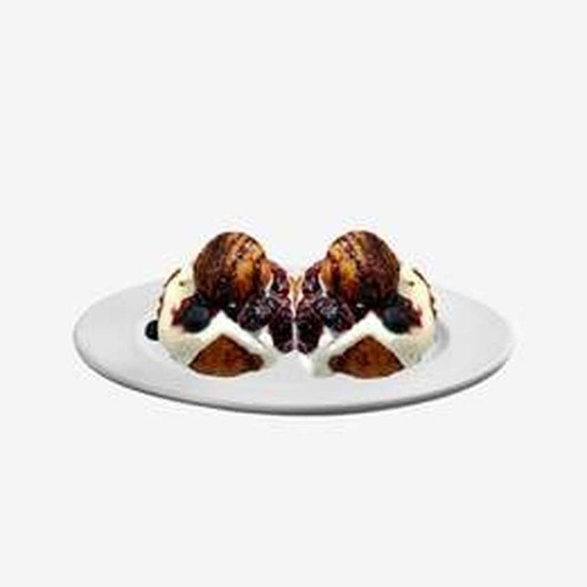 Papanasi with Nutella/Jam (Papanasi are a traditional Romanian fried pastry)