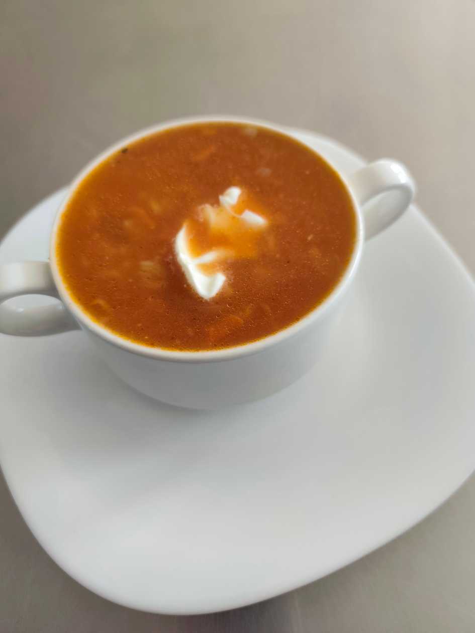 Rice tomato soup