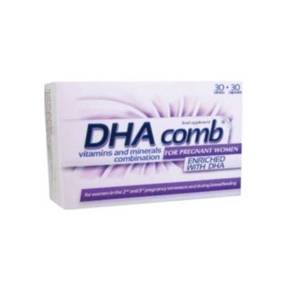 დეჰა კომბი (DHA comb) /30ტაბ+30კაფს/ ტაბლეტი #30