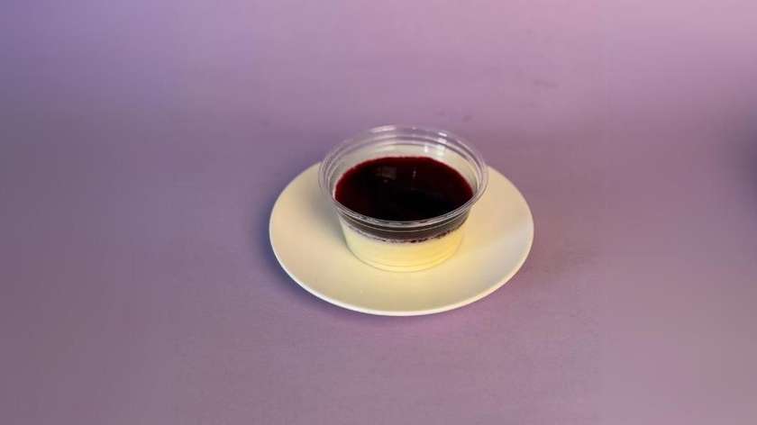 Berry panna cotta