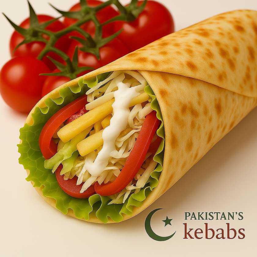 Large vegetarian kebab
