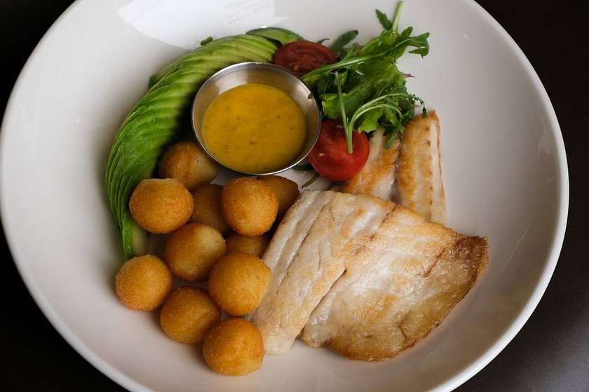 Сібас з крокетами