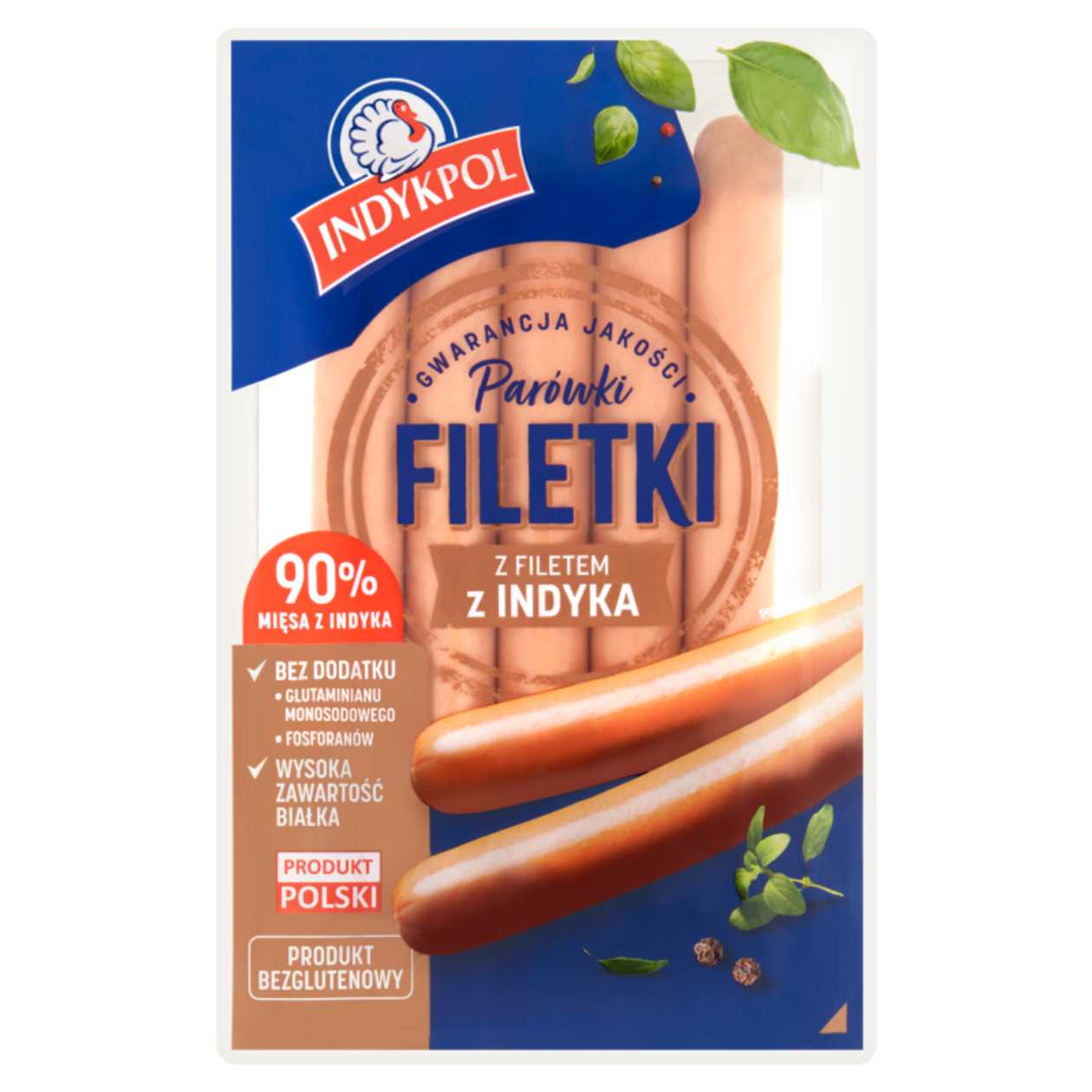 Parówki Filetki Indykpol 200g (expires soon)