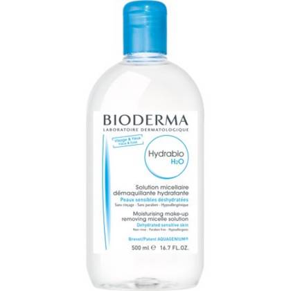 ბიოდერმა - HYDRABIO H2O მიცელარული ხსნარი გამწმენდი 500მლ 9020/1702