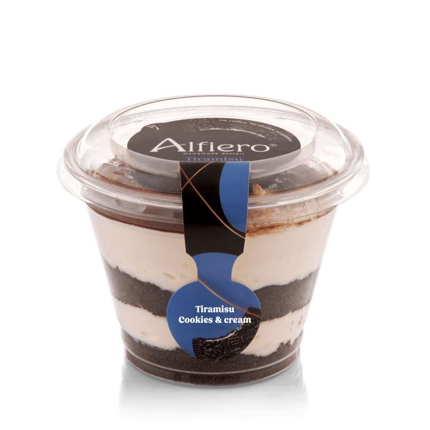 Tiramisu cookies & Cream with chocolate