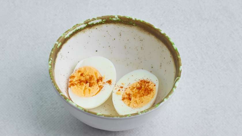 Hard-boiled egg