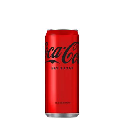 COCA-COLA БЕЗ ЗАХАР КЕН 0.33Л