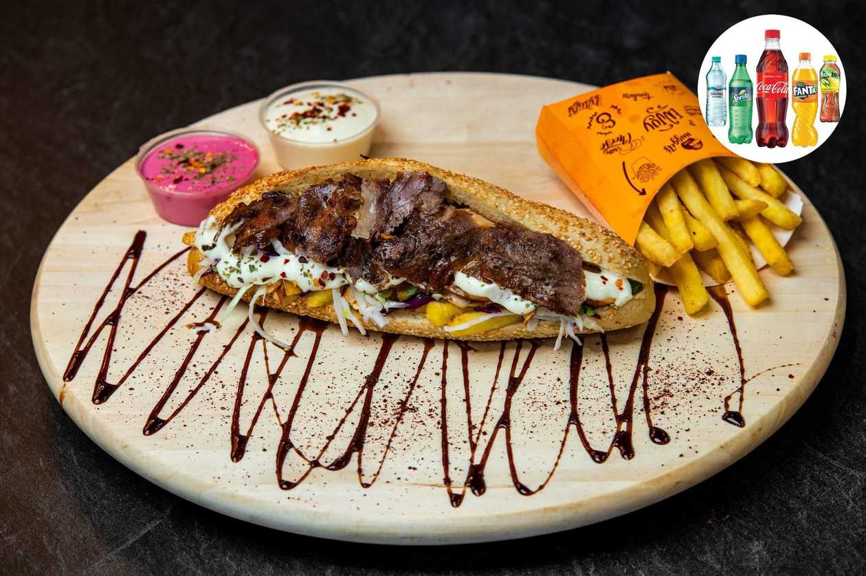 Beef Baguette Meal