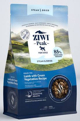 Ziwi Peak Dog Steam & Dried Lamb Recipe - 1.5 Kg