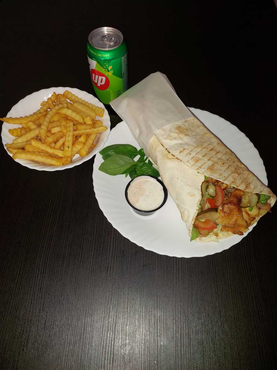 Kebabo kompleksas su vištiena didelis