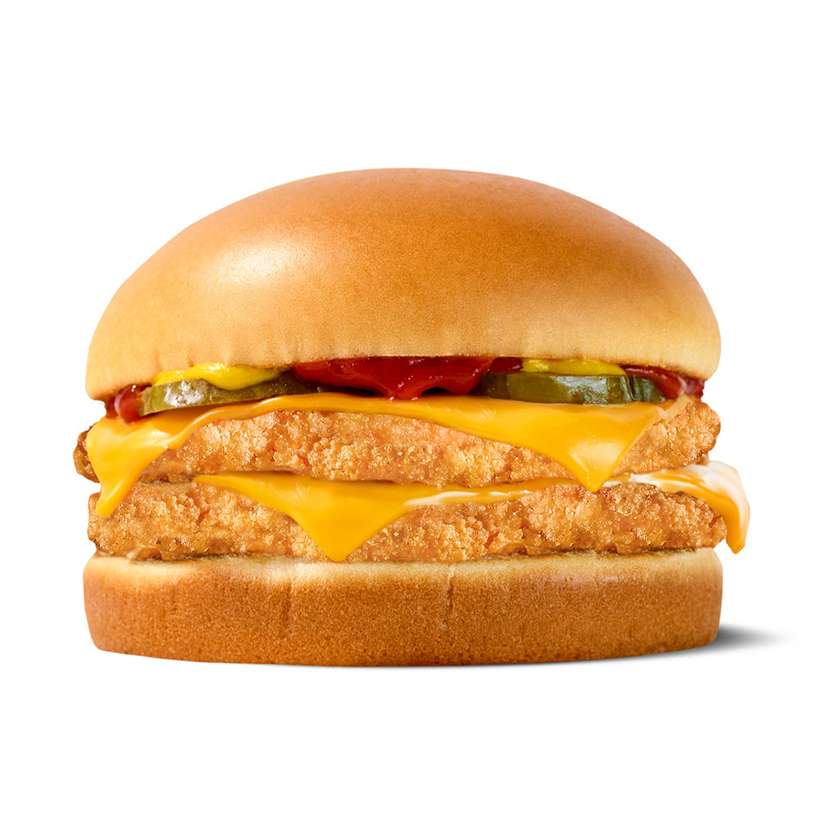 Double Chicken Cheeseburger