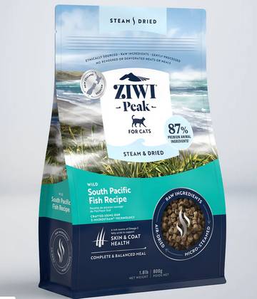 Ziwi Peak Cat Steam & Dried Wild South Pacific Fish Recipe - 2.2 Kg
