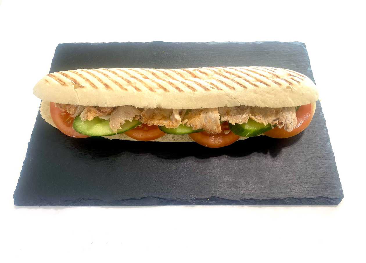 Seasoned Pork & Tzatziki Panini