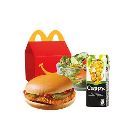 HAPPY MEAL™ С ПИЛЕШКИ БУРГЕР ПИКАНТ