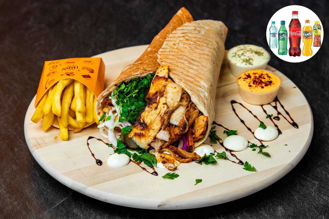 Giant 1 KG Chicken Flatbread Meal