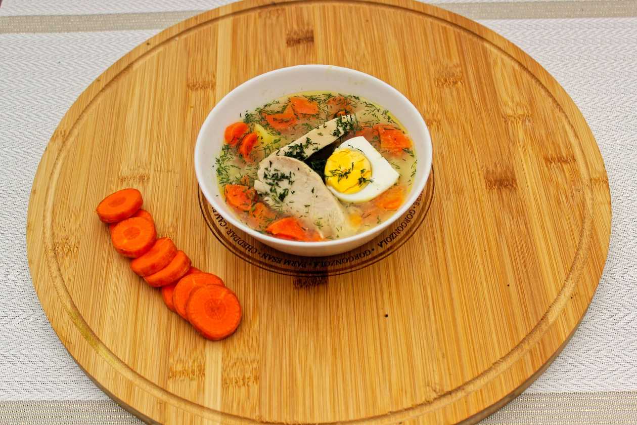 Chicken soup with rice
