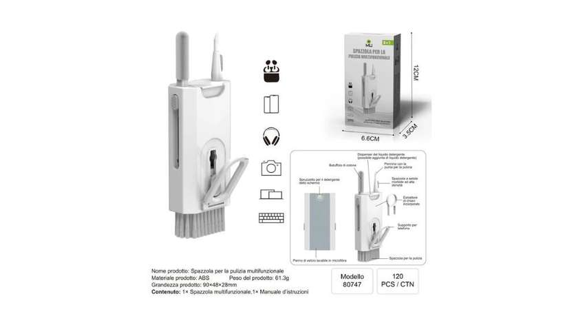 MU 8 in 1 Multifunctional Cleaning Brush and Kit