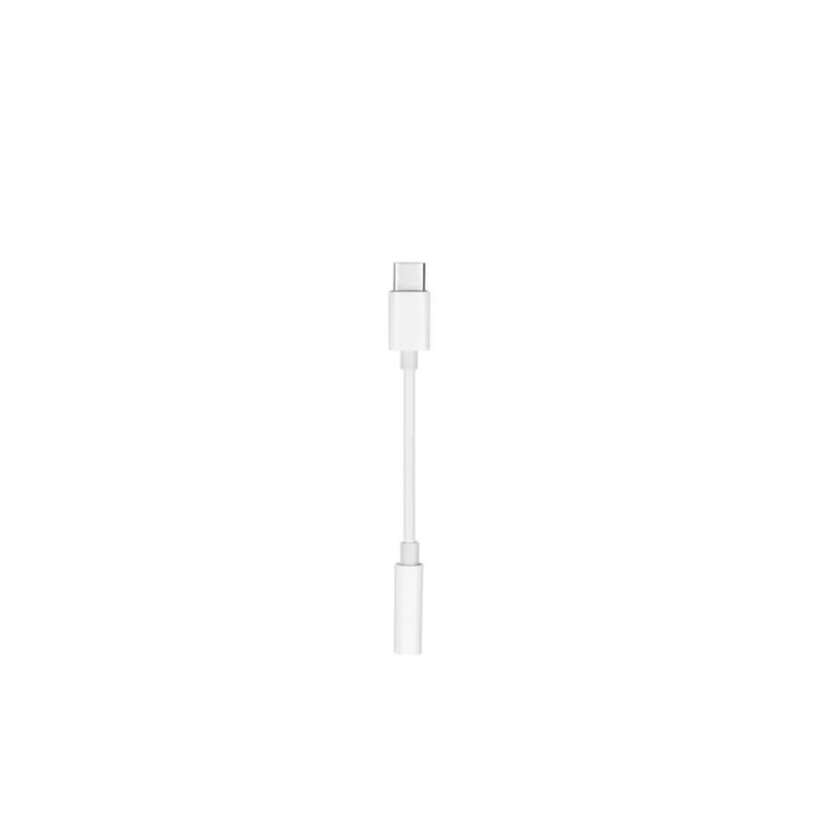 Adapter AUX Type C (male) to Jack 3,5 mm (female) white