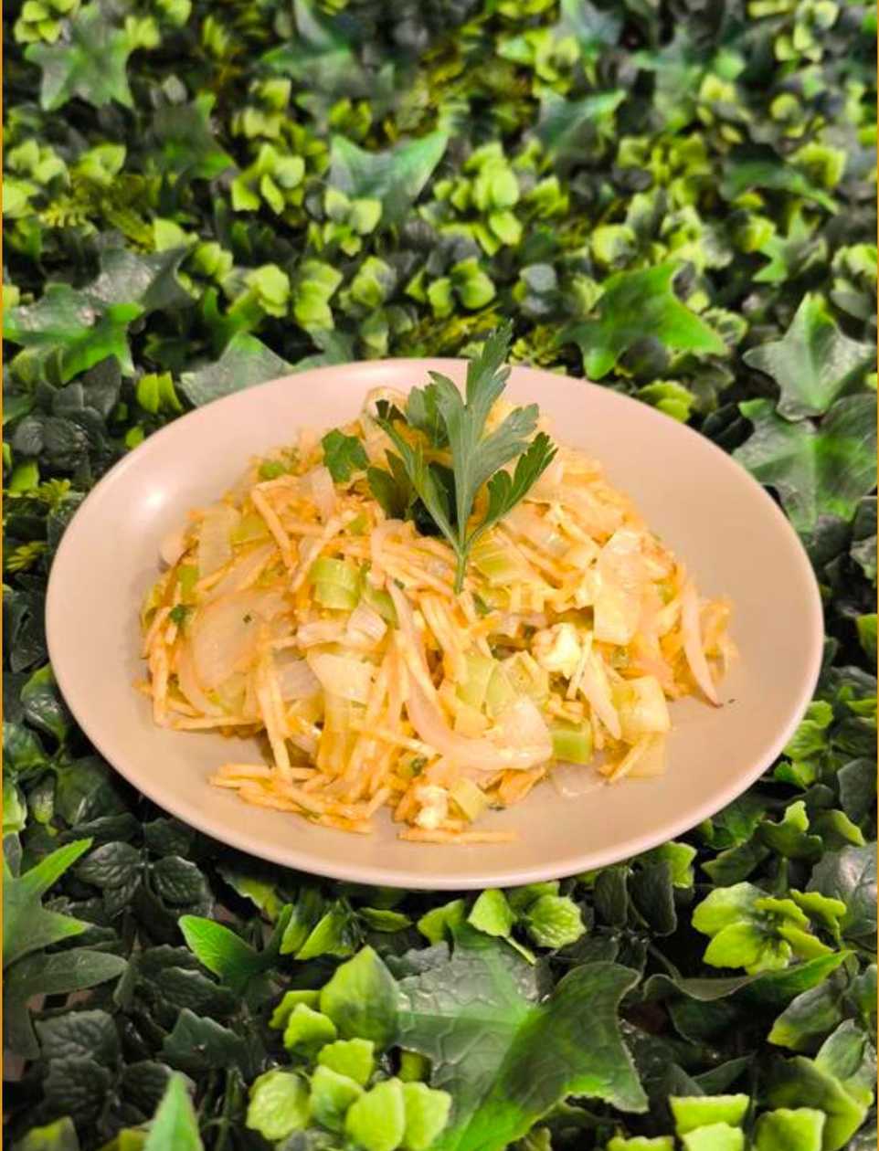 Creamed Leeks with Potatoes and Eggs