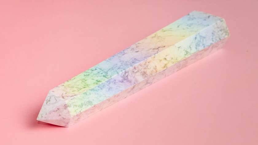 Angel Aura Howlite Tower